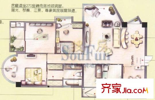 君臨閩江 戶型圖