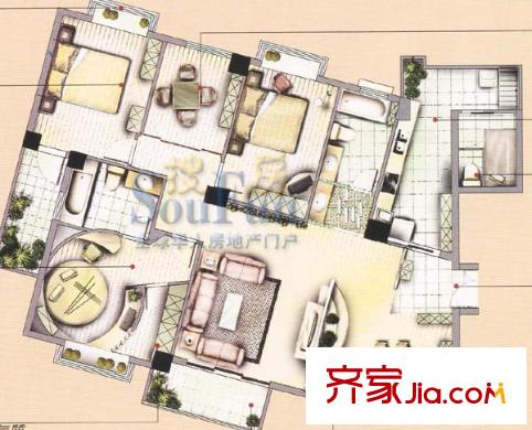君臨閩江 戶型圖