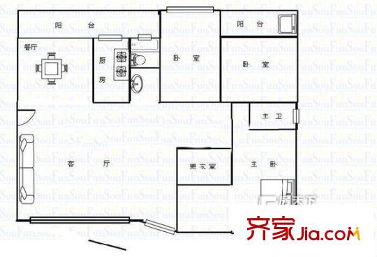 君臨閩江 戶型圖