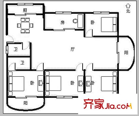 桂山公寓 戶型