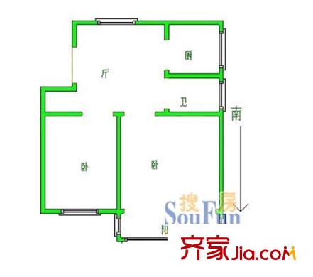 華電大廈 戶型圖