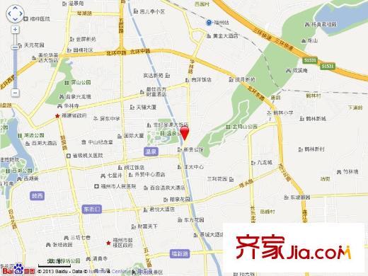 時代景城交通圖