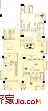 時(shí)代景城戶型圖4室2廳