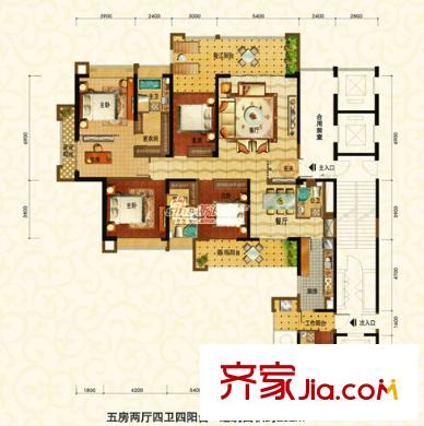 融僑外灘C區(qū)戶型圖戶型圖1 