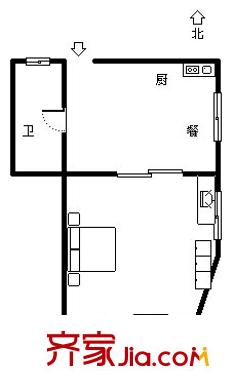 好家碧玉 1室 戶型圖