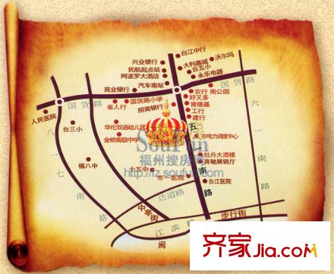 福晟錢隆天下交通圖