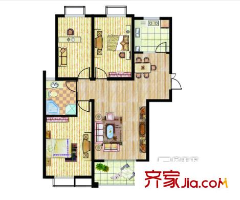  金色水岸 戶型圖