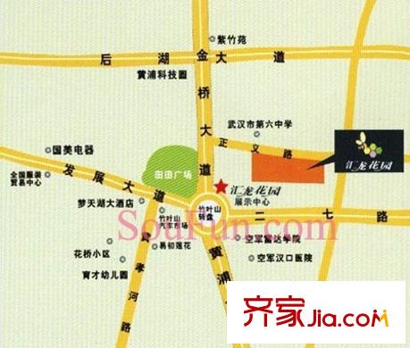 匯龍花園交通圖