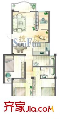  濱海高湖秋月 4室戶型圖