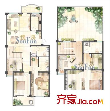 濱海高湖秋月 5室戶型圖
