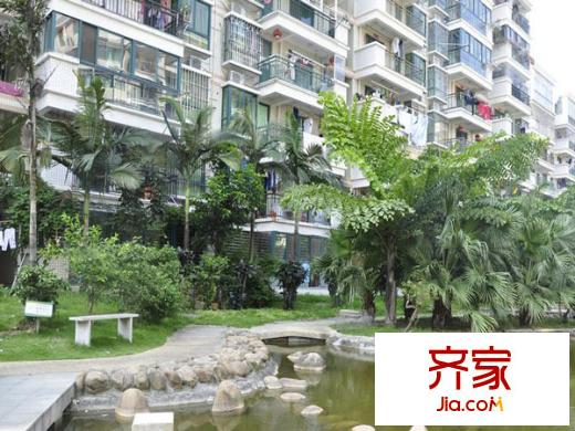 濱海高湖秋月外景圖 