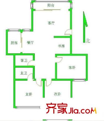 世紀(jì)東方 4室 戶型圖