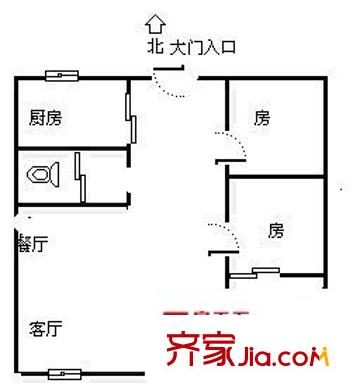南臺商貿(mào)中心 3室 戶型圖