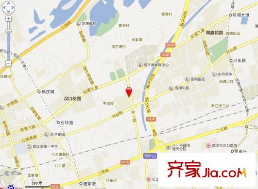 中一花園交通圖 