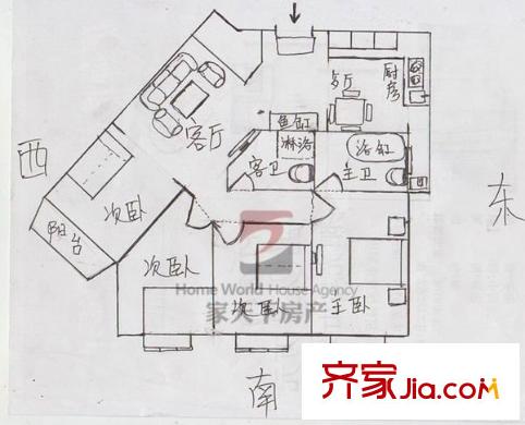 御泉花園 4室 戶型圖
