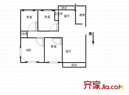 御泉花園 4室 戶(hù)型圖