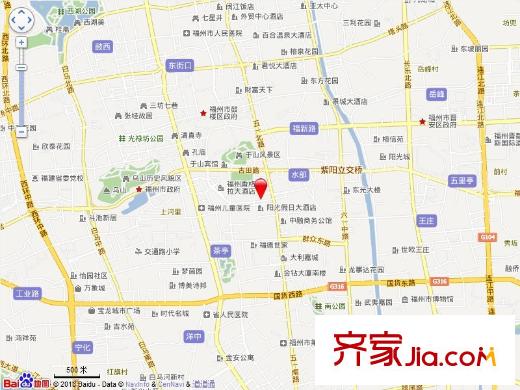 元洪花園交通圖