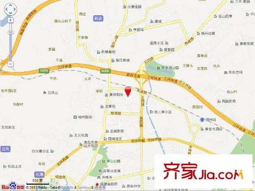 御景臺花園交通圖