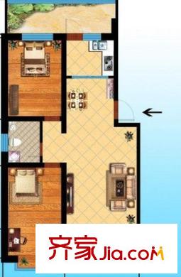 熊家臺(tái)小區(qū)戶型圖2室2廳 2室2廳