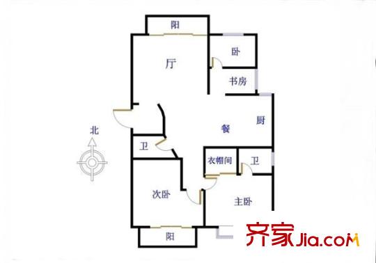 萬(wàn)佳馨苑 4室 戶(hù)型圖