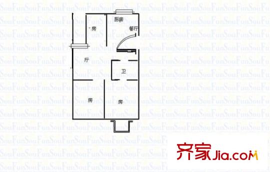 萬(wàn)佳馨苑 3室 戶(hù)型圖