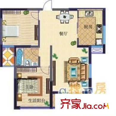 金山碧水一期雨桐苑戶型圖金山碧水一期雨桐苑 2室 戶型圖 2室2廳2衛(wèi)1廚