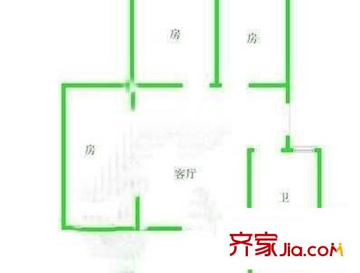 中福西湖花園 3室 戶型圖