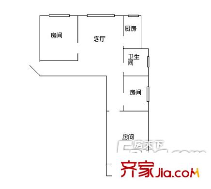 新嘉小區(qū) 3室戶(hù)型圖