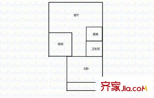 琴亭苑 2室 戶型圖