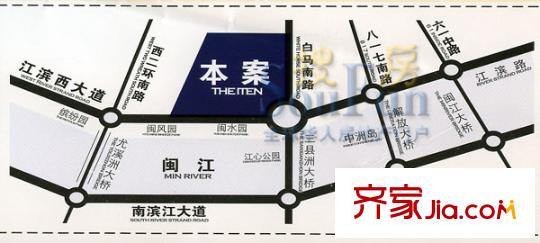 美倫浩洋麗都B區(qū)交通圖