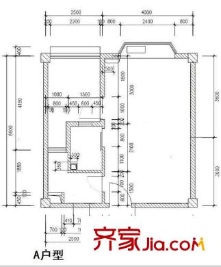 竹林境新村 2室 戶型圖