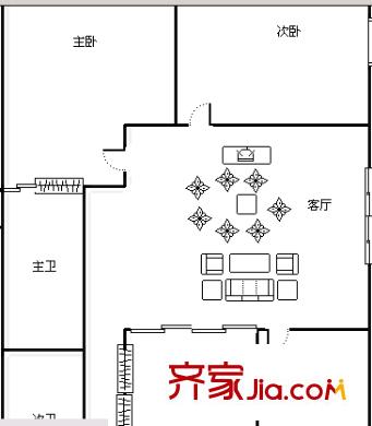 融僑錦江A區(qū) 戶(hù)型圖