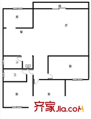 金山碧水二期龍鳳苑戶型圖金山碧水二期龍鳳苑 3室 戶型圖 3室2廳2衛(wèi)1廚