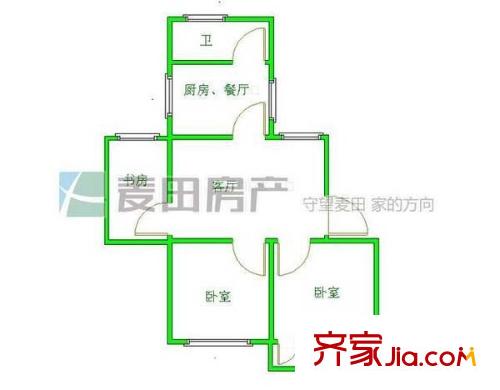福圓花園 3室 戶(hù)型圖