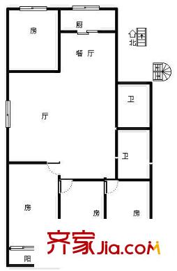 正祥濱江假日1期 4室 戶型圖
