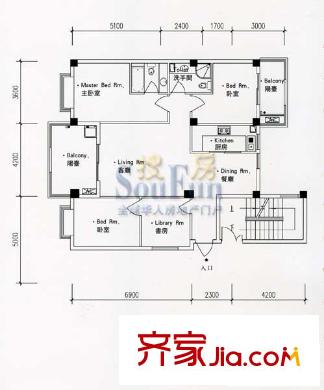  衣錦華庭 戶型圖