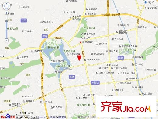 九彩華庭交通圖