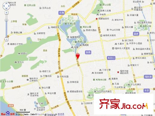 湖濱花園交通圖