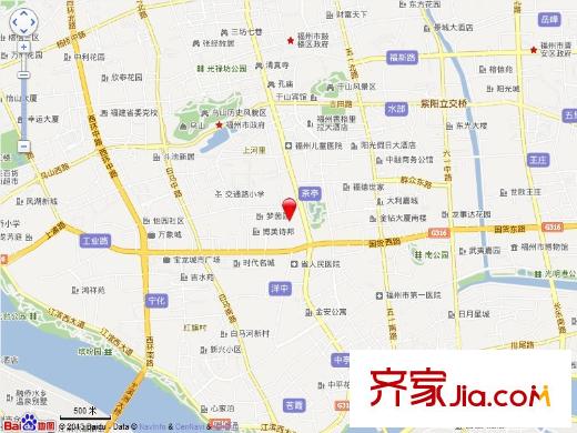 鴻運星城交通圖