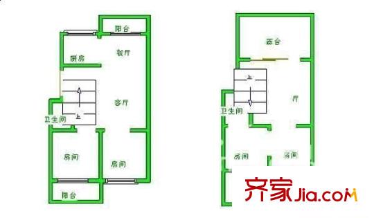 海景花園 4室 戶型圖
