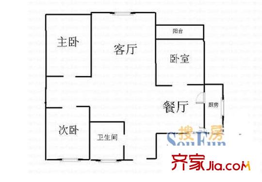 江宏世紀(jì)名苑 戶型圖