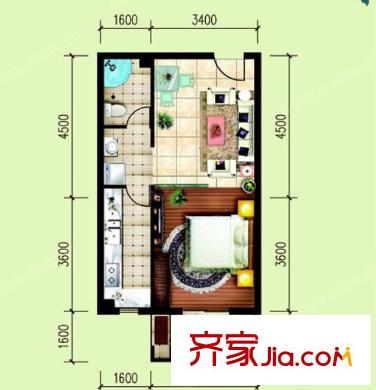 黃鸝小區(qū)戶型圖1室2廳 戶型圖 1室2廳1衛(wèi)1廚
