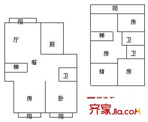 金山桔園二期嘉園戶型圖金山桔園二期嘉園 6室 戶型圖 6室2廳2衛(wèi)1廚