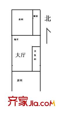 安泰中心 2室 戶型圖