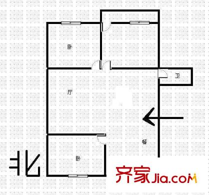 湖畔小區(qū) 3室 戶型圖