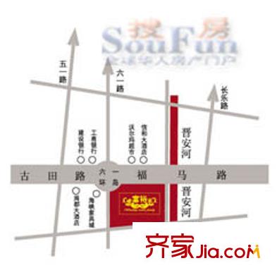 富裕世家交通圖