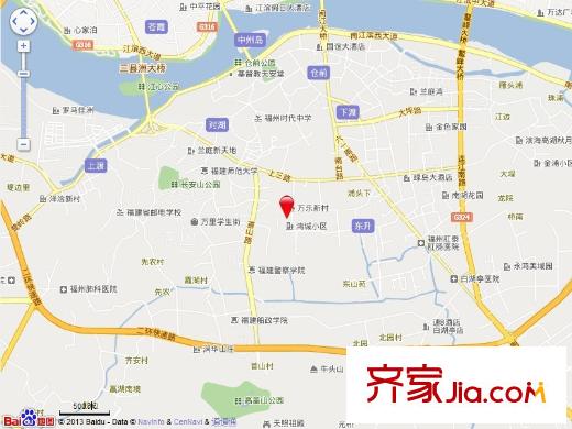 鴻城小區(qū)交通圖