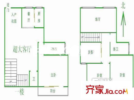 怡景佳源 5室戶型圖
