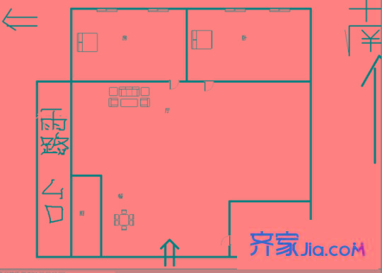 陽光365 2室 戶型圖