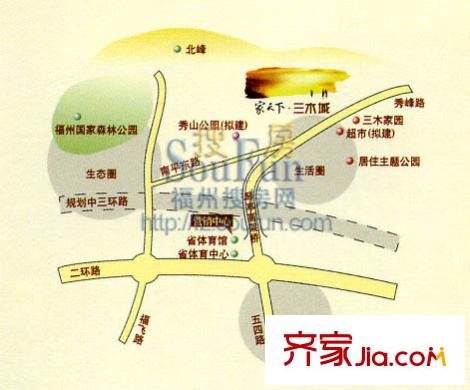 家天下三木城交通圖